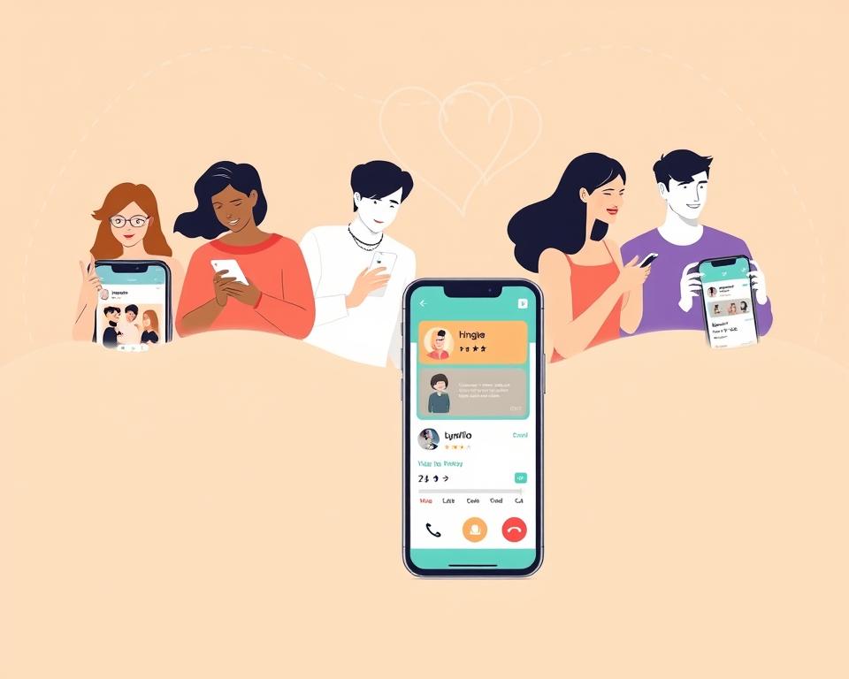 Hinge dating app features